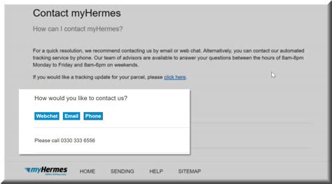 hermes tracking uk contact number